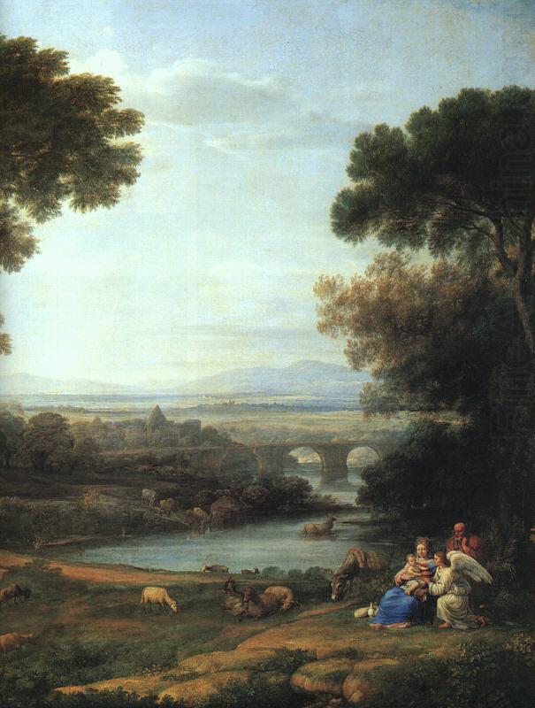 Claude Lorrain The Rest on the Flight into Egypt china oil painting image